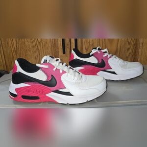 Nike Air Max Pink and White Sneakers